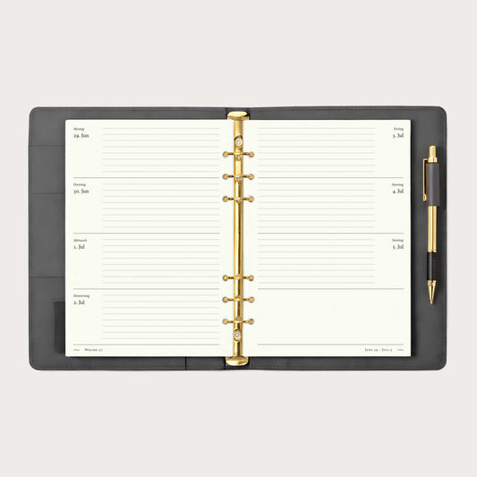 Kalendereinlagen A5 | 2027 Horizontal Linien