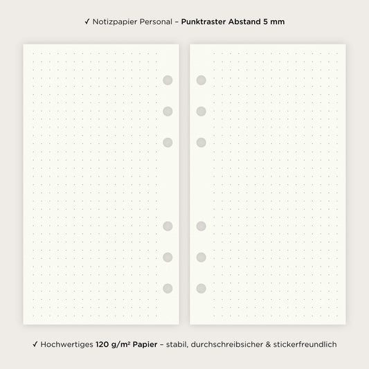Notizpapier Personal – 120 g – 50 Blatt