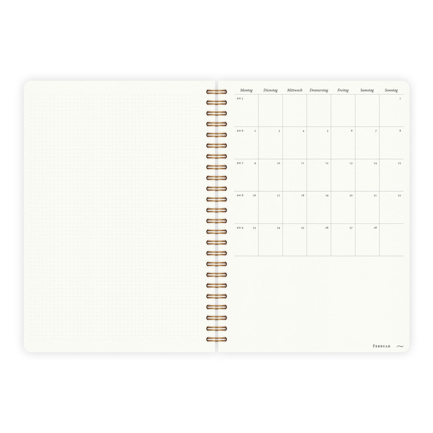 Kalender A5 2026 | Blau