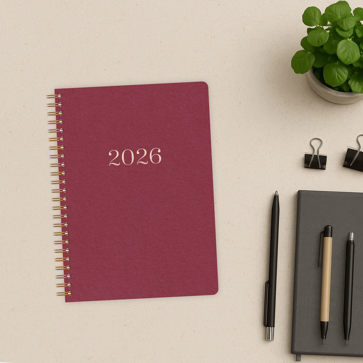 Kalender A5 2026 | Rot