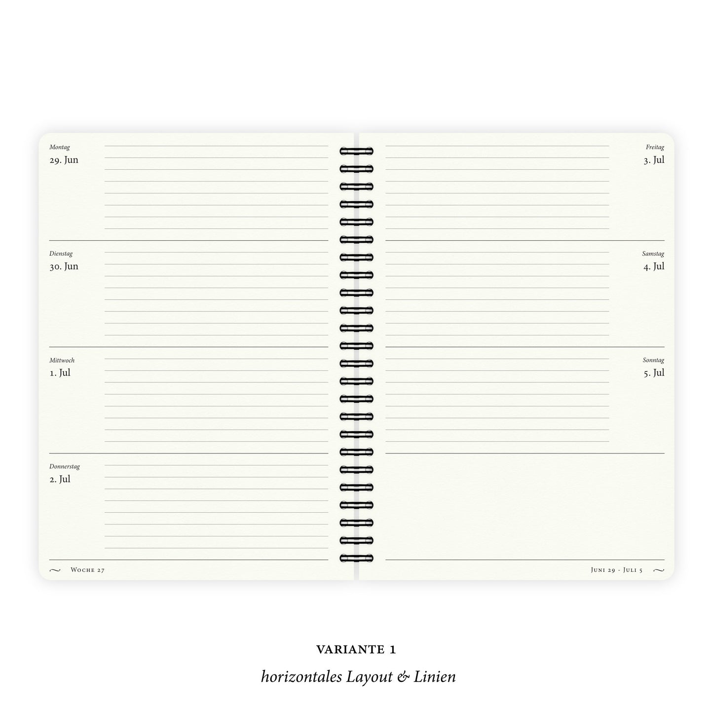Kalender A5 2026 | Watercolor Garden 6