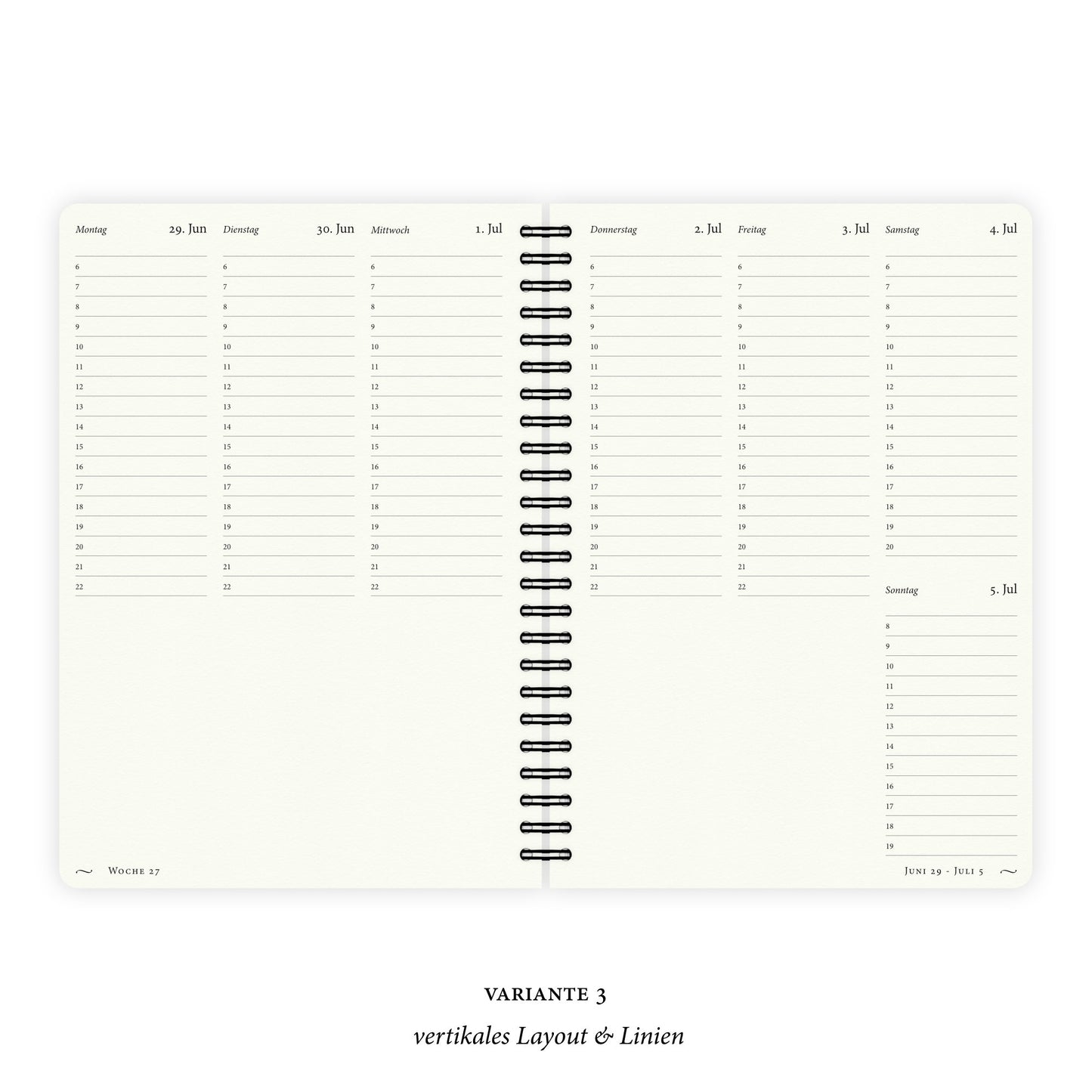 Kalender A5 2026 | Watercolor Garden 6