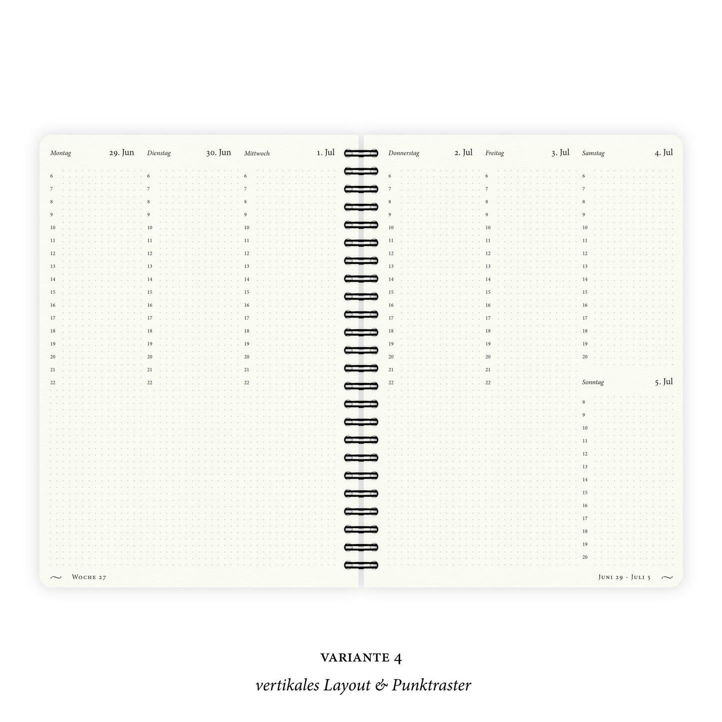 Kalender A5 2026 | Watercolor Garden 6