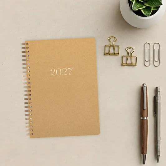 Kalender A5 2027 | Sand