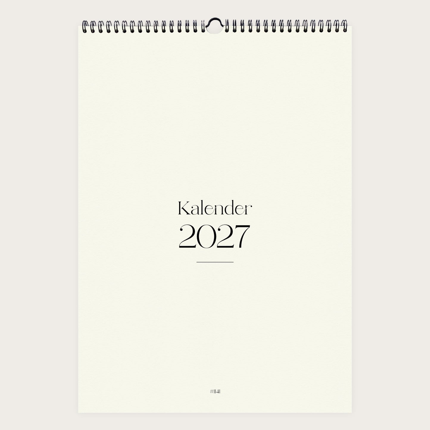 Wandkalender A3 2027 | Grid