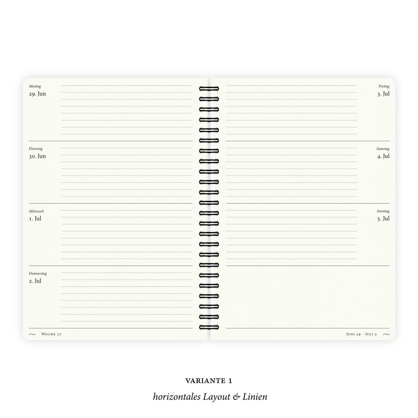 Kalender A5 2027 | Amethyste