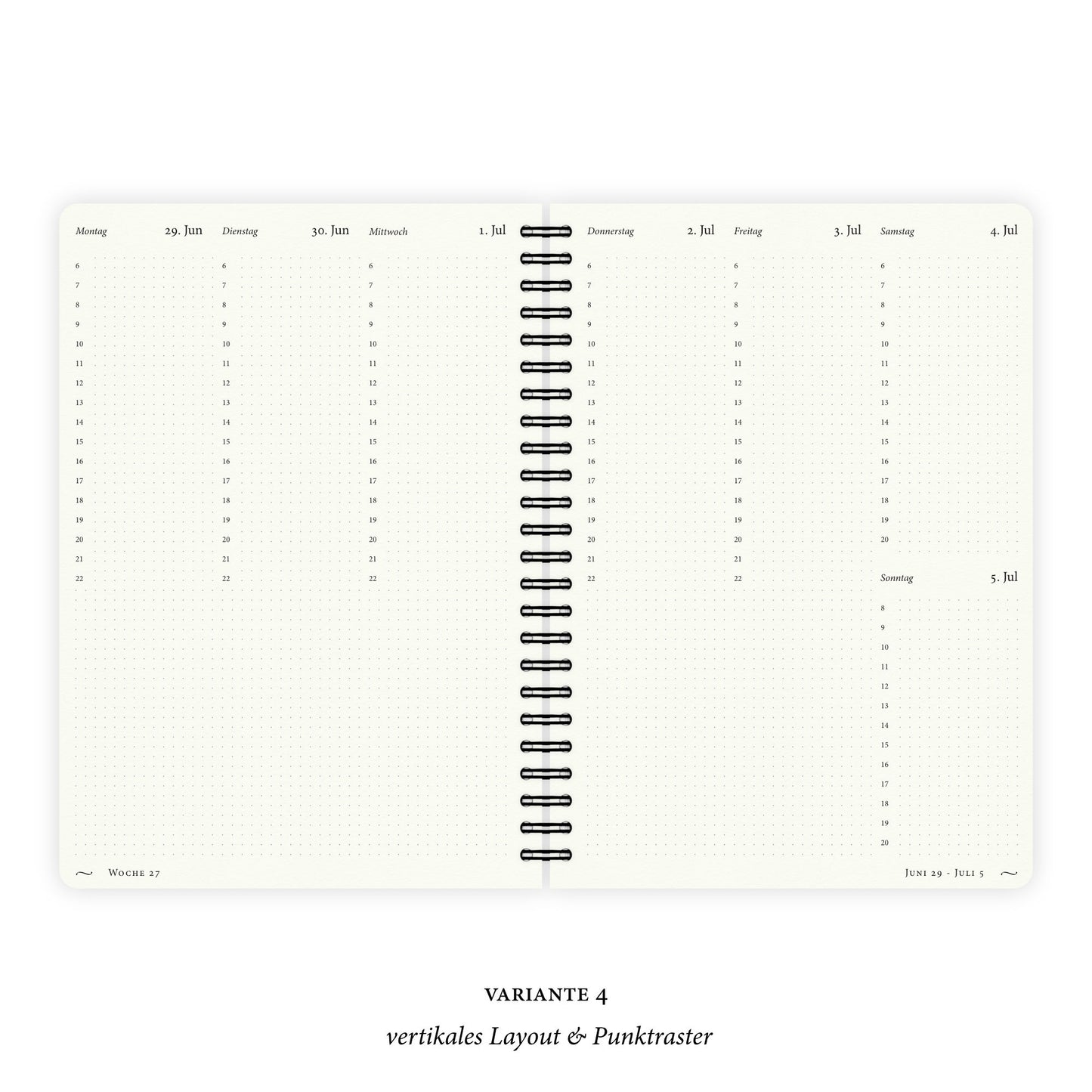 Kalender A5 2027 | Amethyste