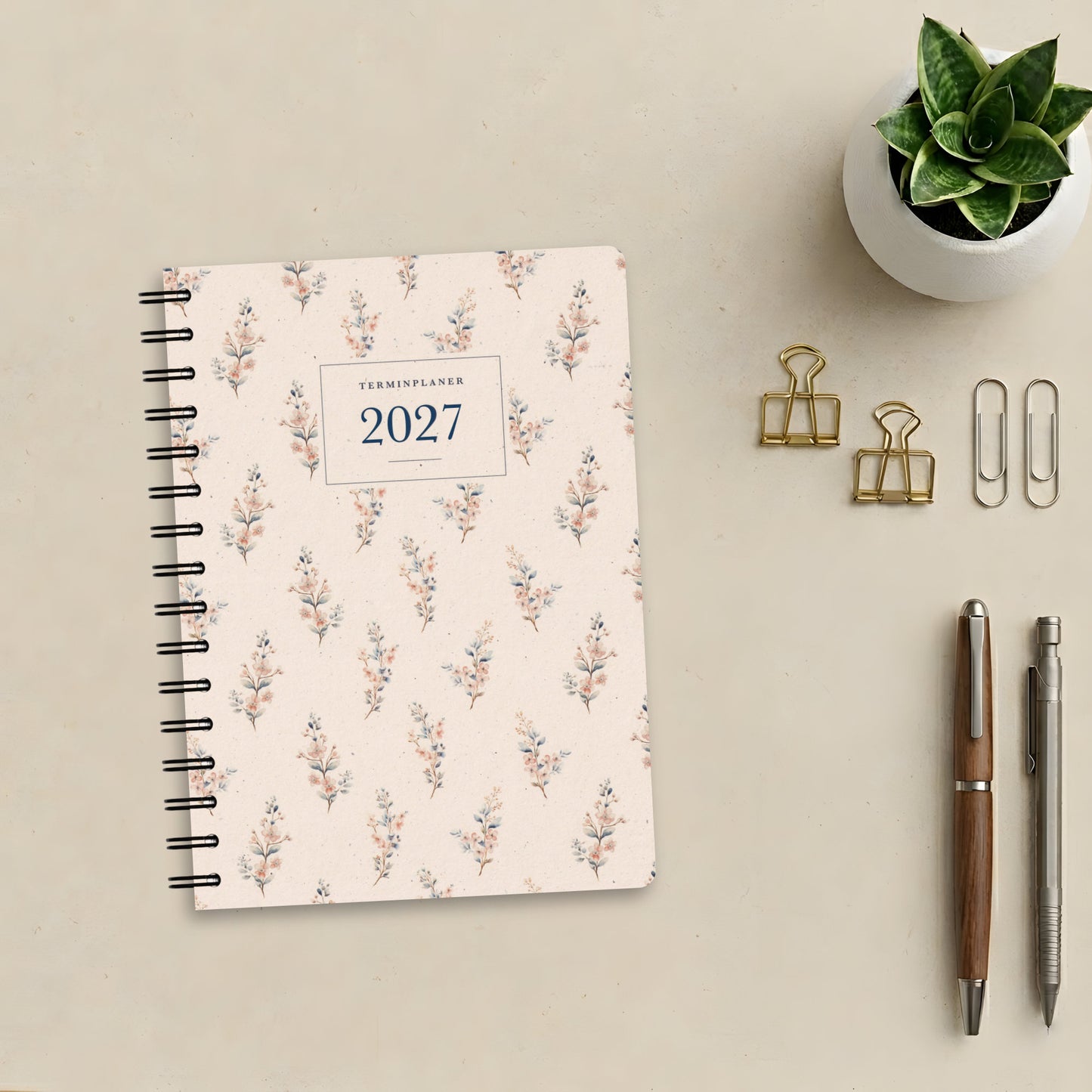 Kalender A5 2027 | Watercolor Garden 6