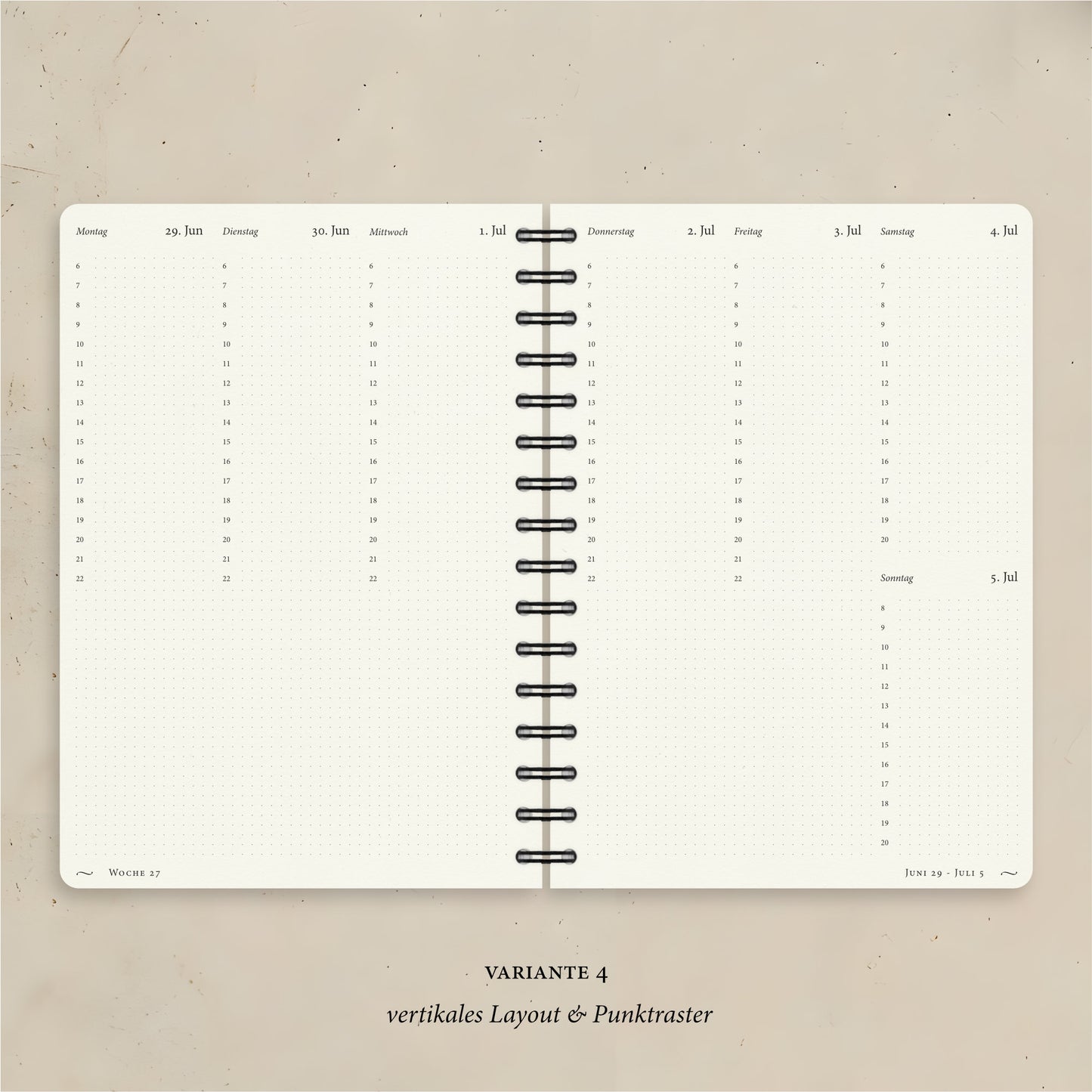 Kalender A5 2027 | Wildflowers 3