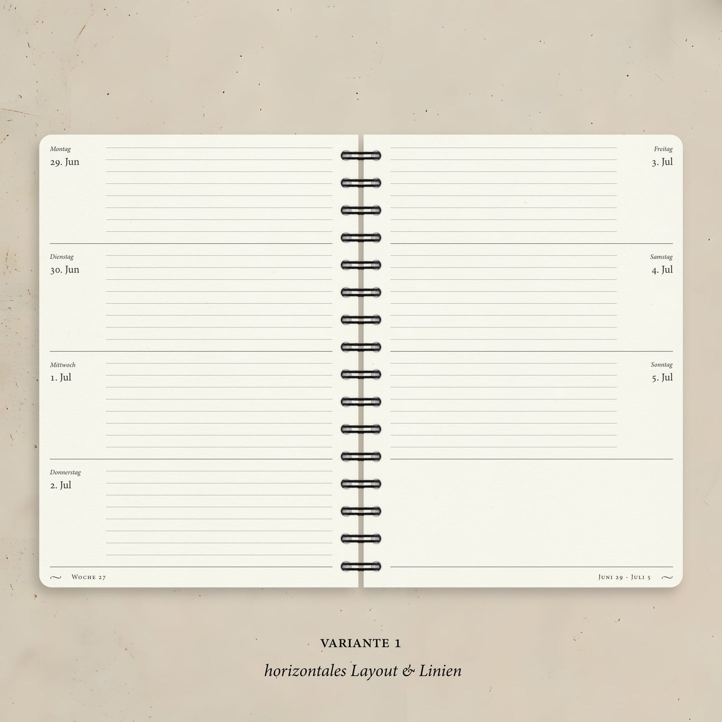 Kalender A5 2027 | Ornaments 1