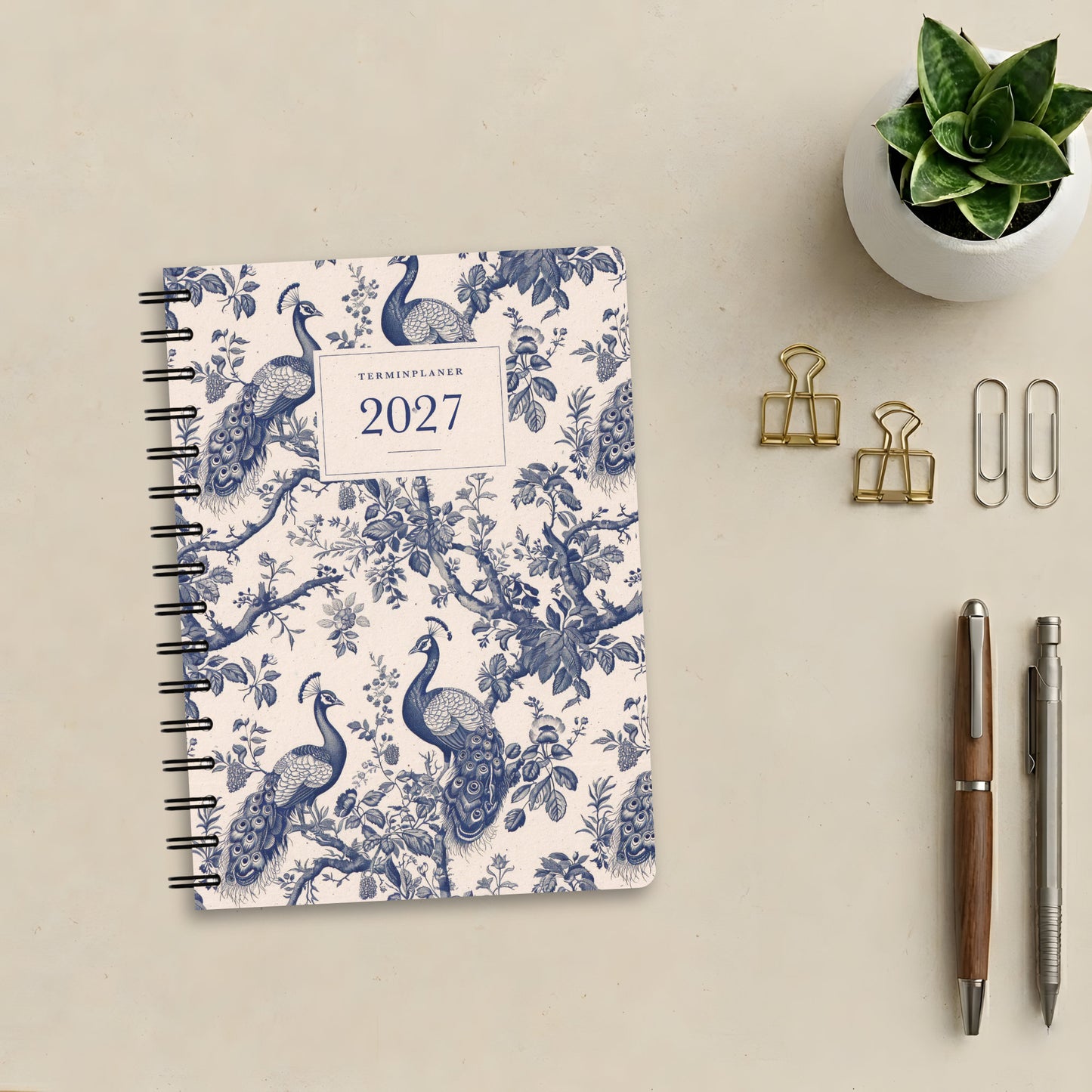 Kalender A5 2027 | Chinoiserie 3