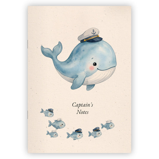 Notizheft A5 | Whale Captain