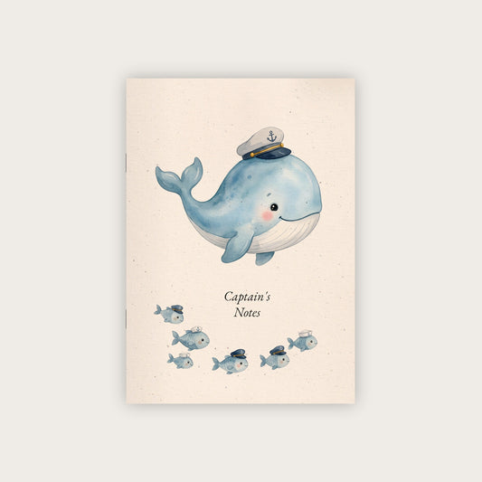 Notizheft A5 | Whale Captain