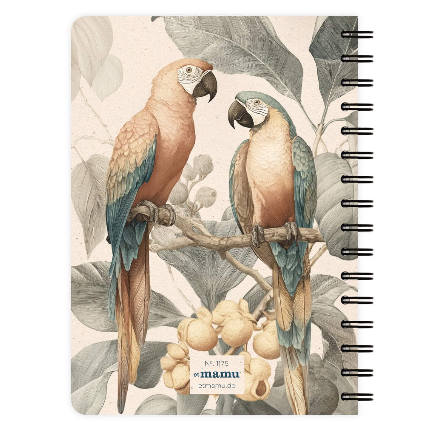 Notizbuch A5 | Tropical Ara Duo