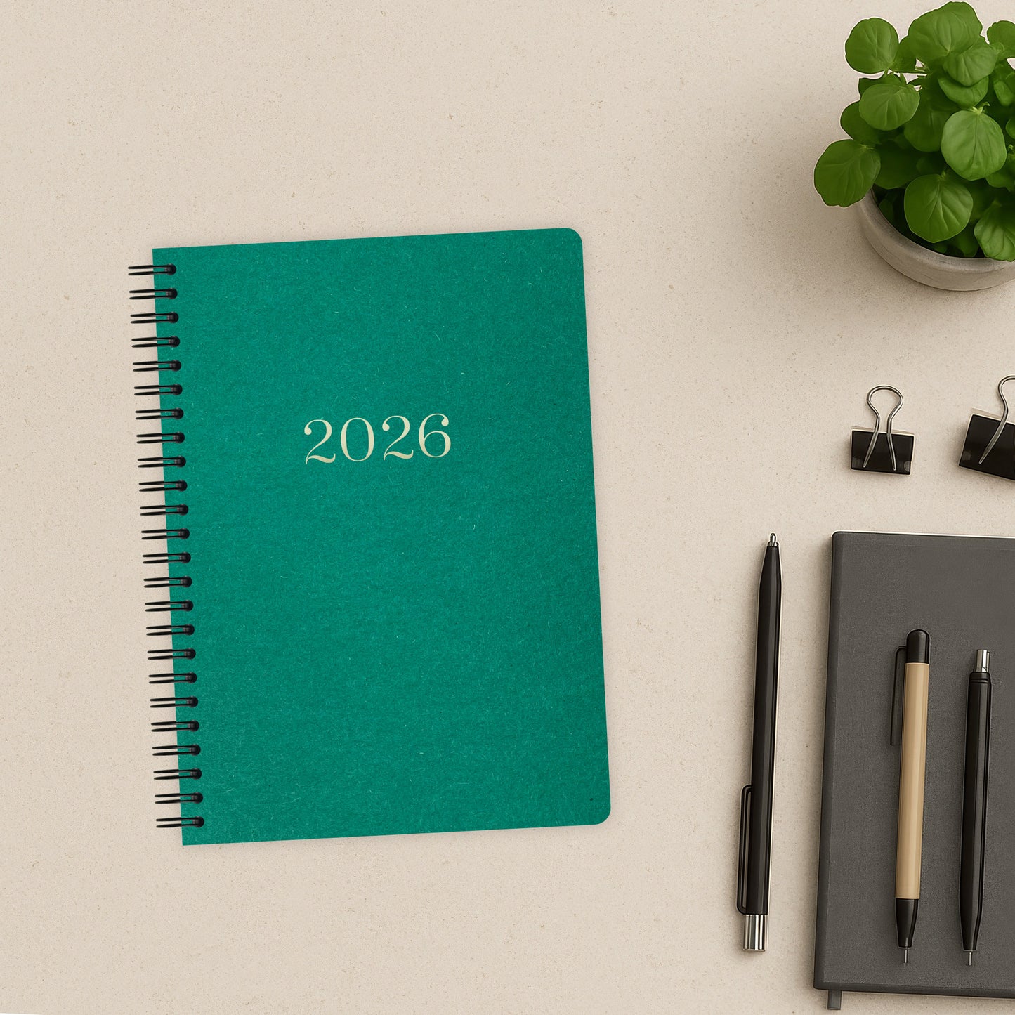 Kalender A5 2026 | Grün