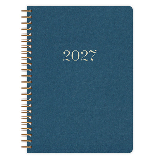 Kalender A5 2027 |  Blau